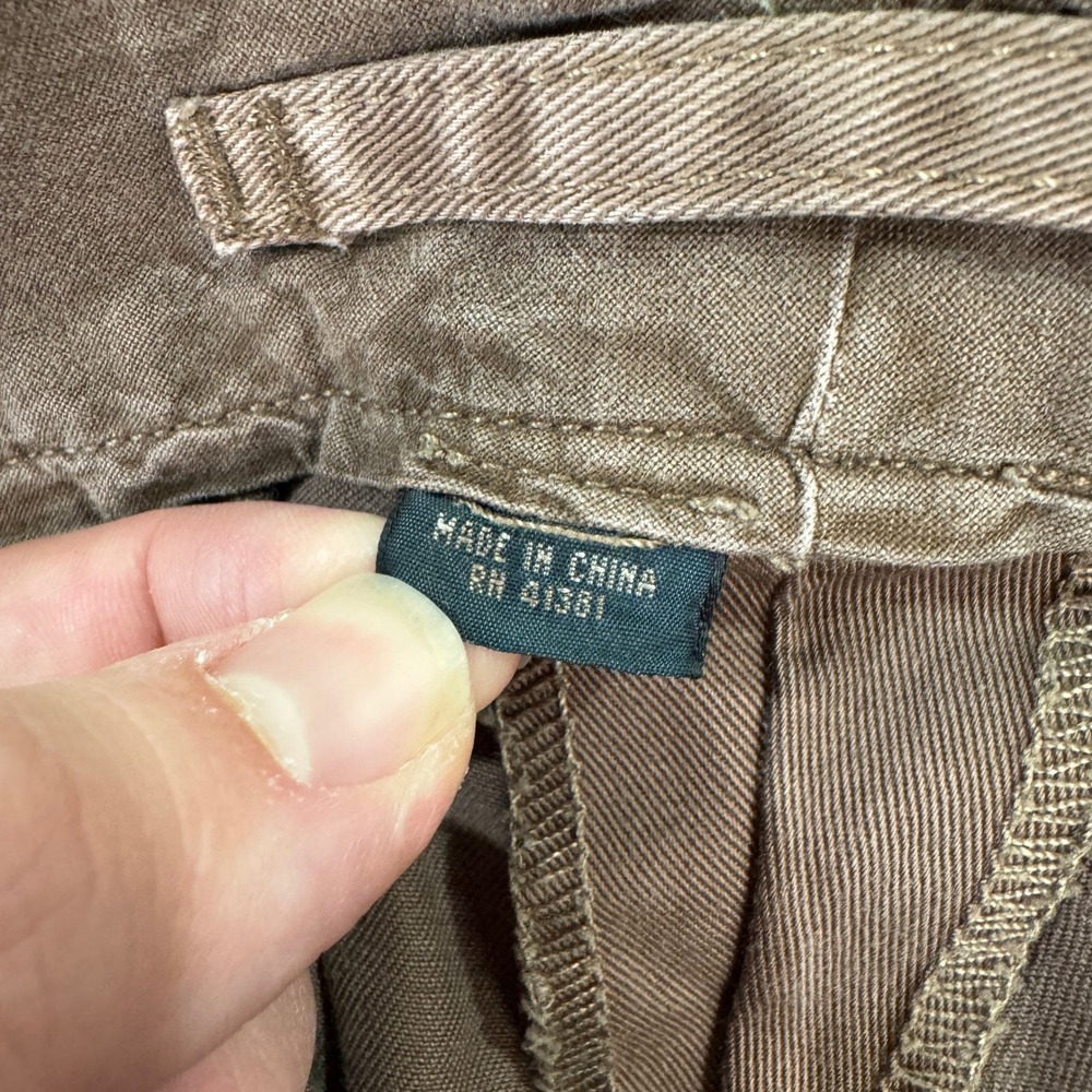 VINTAGE Polo Ralph Lauren Mens 34x30 Slim Straight Fit Chino Pants Brown Work - Picture 7 of 12